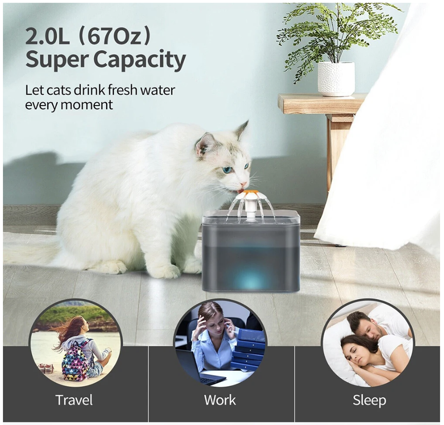 FlowiePets™ LED Water Fountain